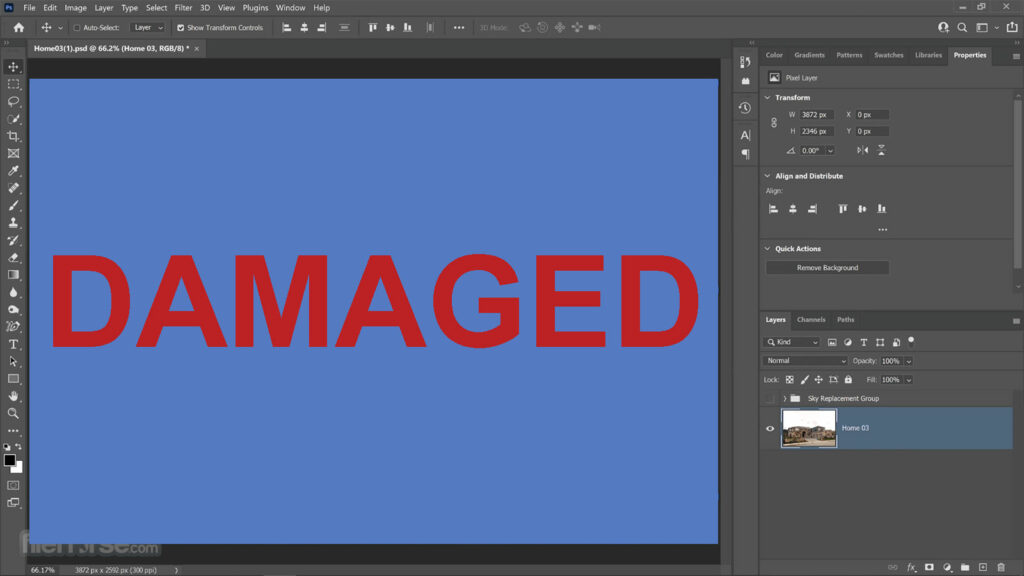 recover damaged adobe photoshop psd file